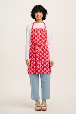 Sale Ada - Cotton Apron in Pink Amore Print All Accessories|All Workwear