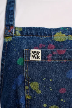 Discount Ada - Denim Apron in Art Attack Print All Accessories|All Workwear
