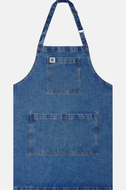 Outlet Ada - Denim Apron in Mid Wash Blue All Accessories|All Workwear