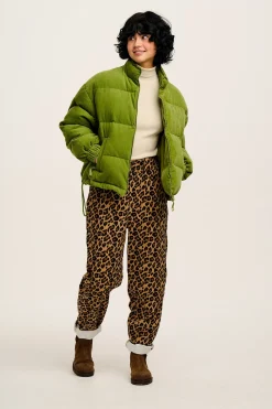 Online Addison - Tapered Twill Trousers in Leopard Print All Bottoms|Petite Range