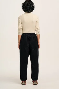 Fashion Billie - Corduroy Trousers in Black All Bottoms|Tall Range
