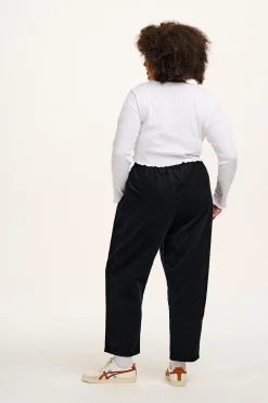 Fashion Billie - Corduroy Trousers in Black All Bottoms|Tall Range