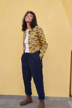New Billie - Corduroy Trousers in Sailor Blue All Bottoms