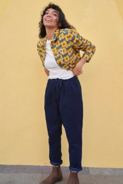 New Billie - Corduroy Trousers in Sailor Blue All Bottoms