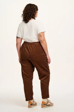 Sale Billie - Corduroy Trousers in Oak Brown All Bottoms