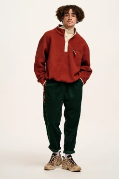 Online Billie - Corduroy Trousers in Posy Green All Bottoms|Tall Range