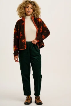 Online Billie - Corduroy Trousers in Posy Green All Bottoms|Tall Range