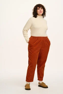 Discount Billie - Corduroy Trousers in Red Clay All Bottoms|Trousers