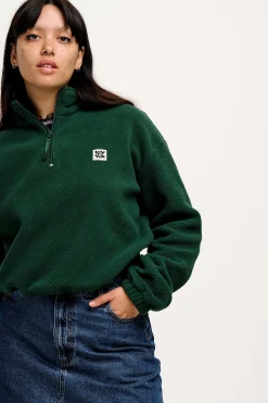 Discount Blake - Cropped Polar Fleece in Posy Green All Outerwear & Knitwear|Fleeces