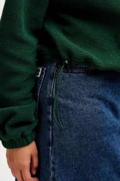 Discount Blake - Cropped Polar Fleece in Posy Green All Outerwear & Knitwear|Fleeces