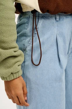 Clearance Blake - Cropped Polar Fleece in Cocoa, Cream & Sage All Outerwear & Knitwear|Fleeces