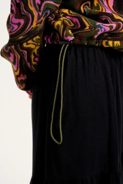 New Blake - Cropped Polar Fleece in Mineral Swirl Print All Outerwear & Knitwear|Fleeces
