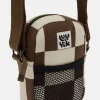 Fashion Brady - Crossbody Cotton Twill Bag in Cookies & Cream Checkerboard Print All Accessories|Bags & Purses
