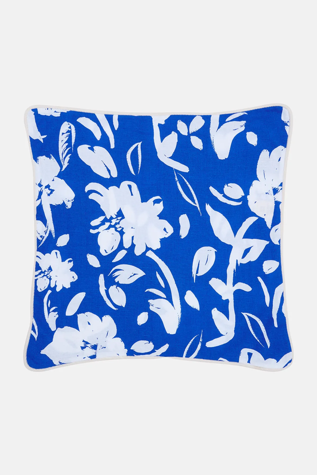Discount Bruna - Cushion Cover in Blue Bloom Print All Accessories|Homeware