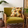 Best Bruna - Cushion Cover in Cream Sunflower Print All Accessories|Homeware