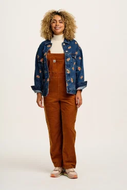 New Callaway - Denim Jacket with Rose Embroidery All Outerwear & Knitwear|Jackets
