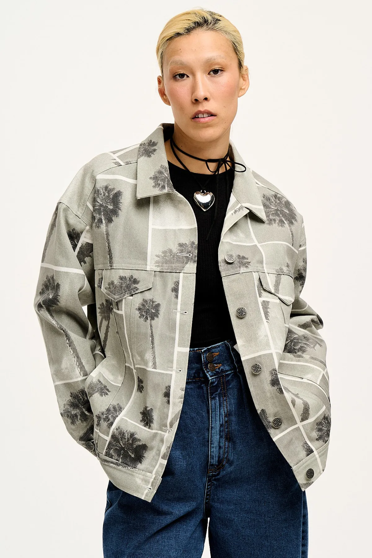 Outlet Callaway - Jacket in Malibu Print All Tops & Tees|All Outerwear & Knitwear