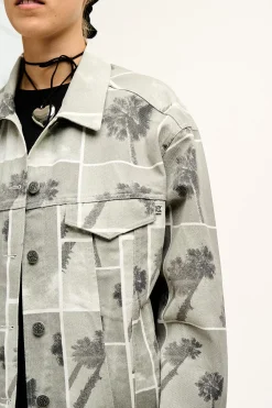 Outlet Callaway - Jacket in Malibu Print All Tops & Tees|All Outerwear & Knitwear