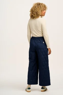 Fashion Chester - Quilted Cotton Trousers in Varsity Blue All Bottoms