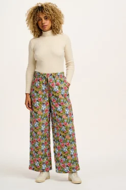 Online Chester - Quilted Cotton Trousers in Elsinore Floral Print All Bottoms