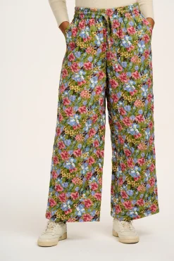 Online Chester - Quilted Cotton Trousers in Elsinore Floral Print All Bottoms
