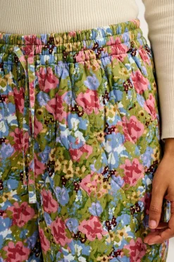 Online Chester - Quilted Cotton Trousers in Elsinore Floral Print All Bottoms