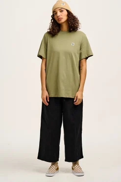 New Chuck - Wide Leg Cotton Trousers in Black All Bottoms|Trousers