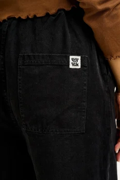 Clearance Cody - Paper Bag Jeans in Black Denim All Bottoms|Jeans