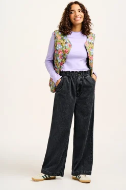 Clearance Cody - Paper Bag Jeans in Grey Wash Denim All Bottoms|Jeans