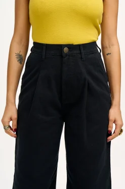 Discount Cole - Baggy Wide Leg Denim Jeans in Black All Bottoms|Jeans
