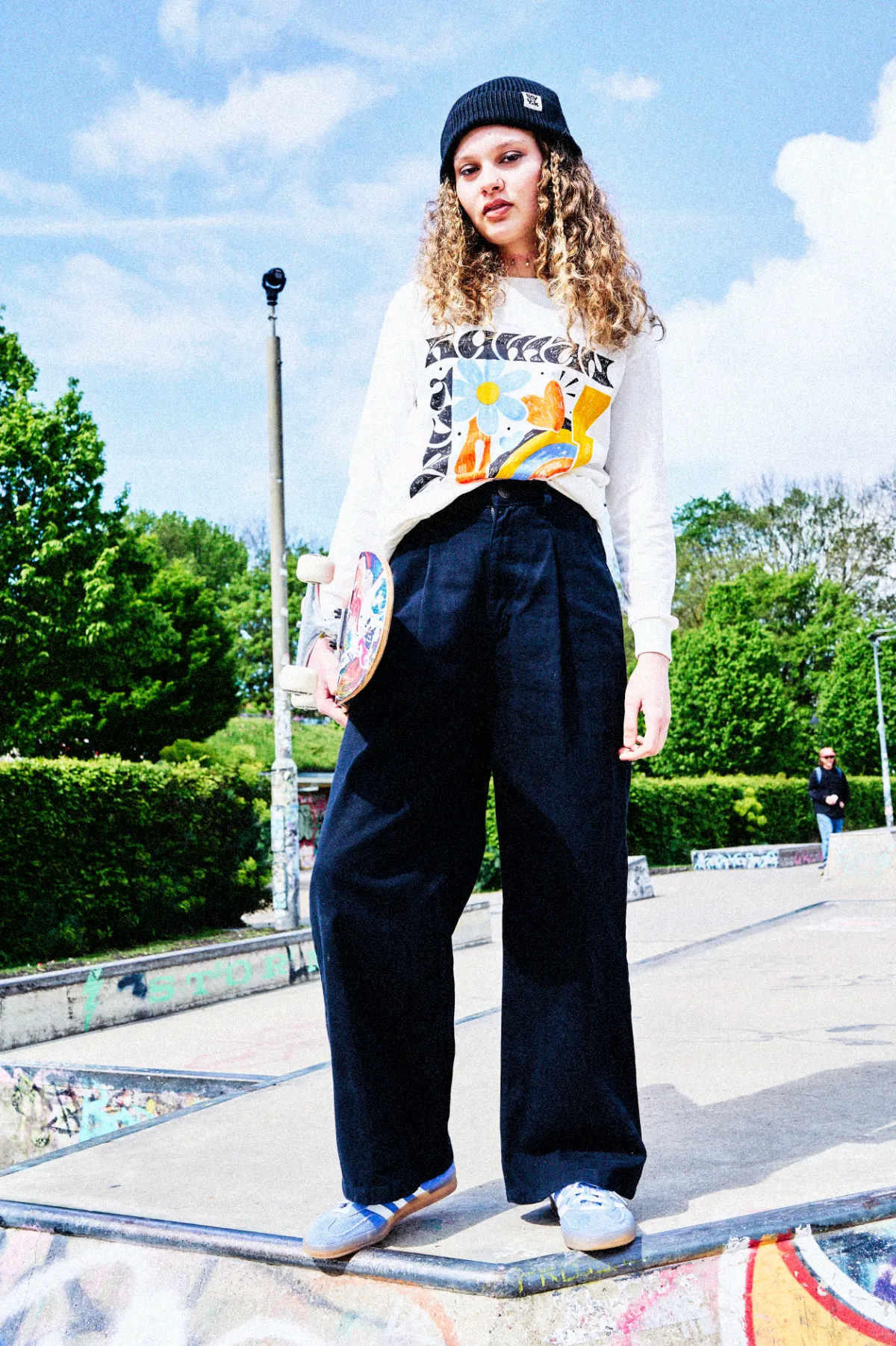 Discount Cole - Baggy Wide Leg Denim Jeans in Black All Bottoms|Jeans