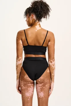 Fashion Cora - Cotton & Bamboo Bikini Pant in Black All Underwear|All Bottoms