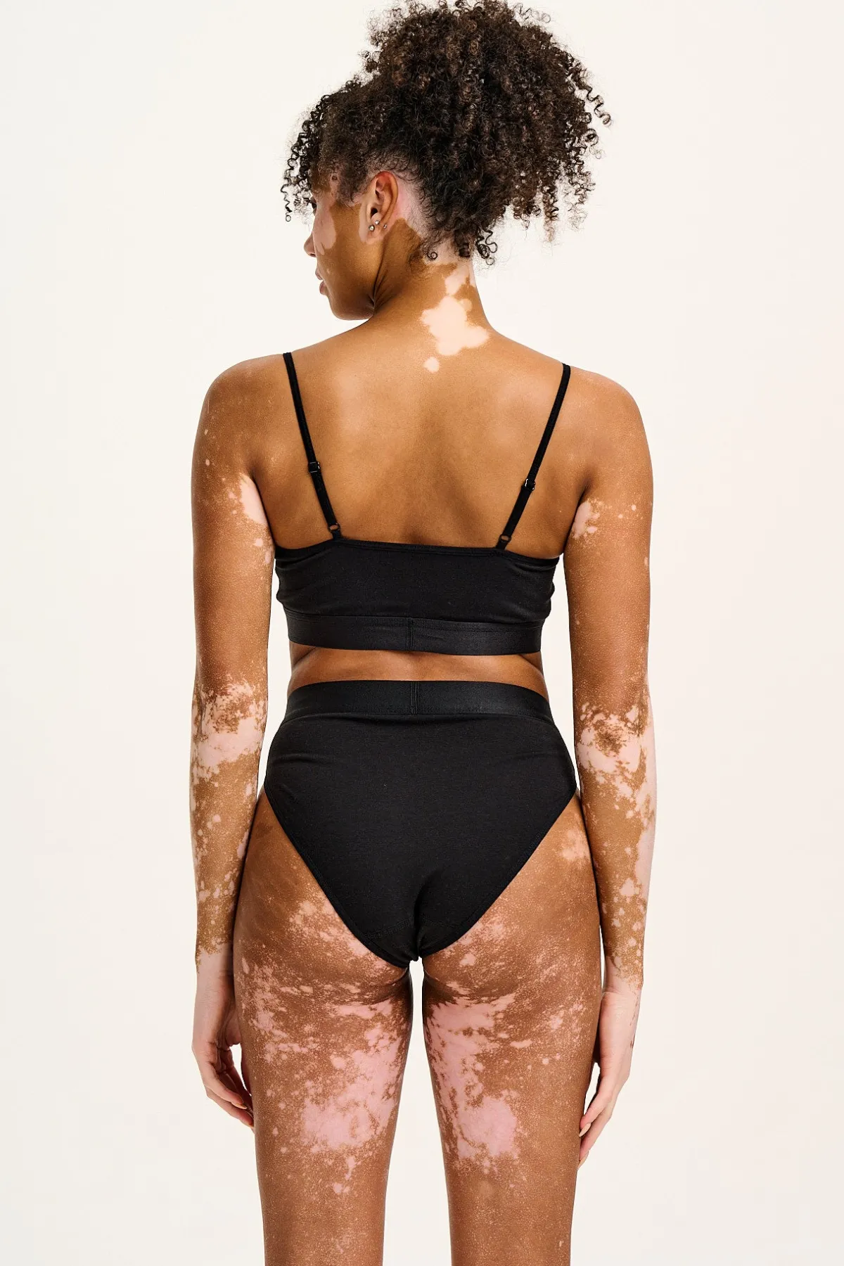 Fashion Cora - Cotton & Bamboo Bikini Pant in Black All Underwear|All Bottoms