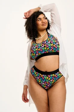Fashion Cora - Cotton & Bamboo Bikini Pant in Summer Lovin' Print All Bottoms|All Underwear