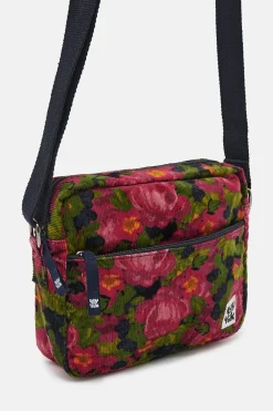 Sale Dara - Crossbody Corduroy Bag in Rosetta Print All Accessories|Bags & Purses