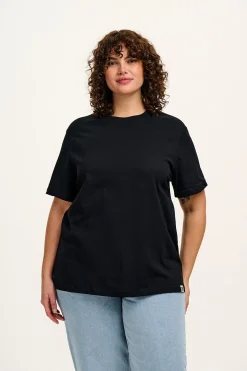 Outlet Denver - Cotton Tee in Black All Tops & Tees|Short Sleeve Tops
