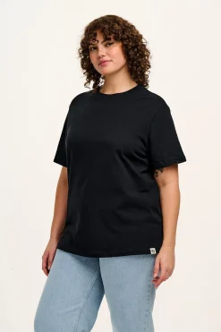 Outlet Denver - Cotton Tee in Black All Tops & Tees|Short Sleeve Tops