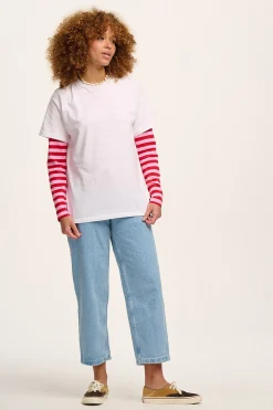 Sale Denver - Cotton Tee in White All Tops & Tees|Short Sleeve Tops