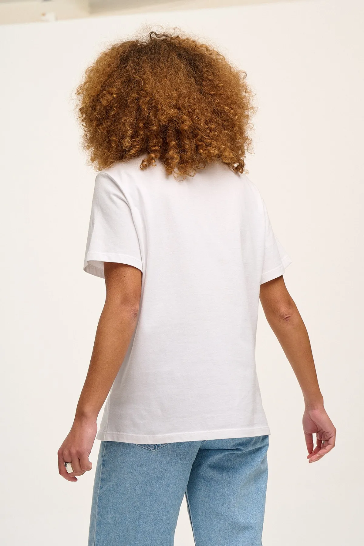 Sale Denver - Cotton Tee in White All Tops & Tees|Short Sleeve Tops