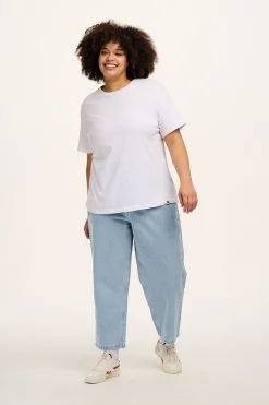 Sale Denver - Cotton Tee in White All Tops & Tees|Short Sleeve Tops