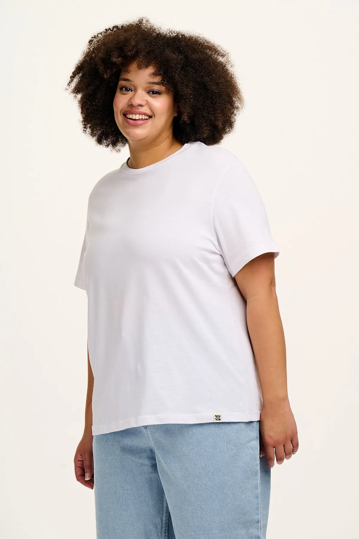 Sale Denver - Cotton Tee in White All Tops & Tees|Short Sleeve Tops