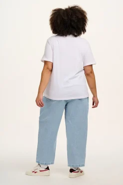Sale Denver - Cotton Tee in White All Tops & Tees|Short Sleeve Tops