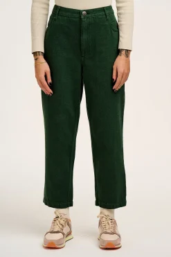 Hot Drew - Straight Leg Denim Jeans in Posy Green All Bottoms|Jeans