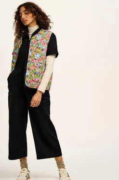 Fashion Emery - Reversible Quilted Gilet in Elsinore Floral Print All Outerwear & Knitwear|Jackets