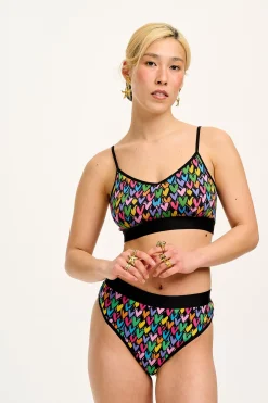 Sale Fleur - Cotton & Bamboo Thong in Summer Lovin' Print All Underwear