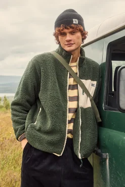 Clearance Harper - Fleece Jacket Pine Green All Outerwear & Knitwear|Fleeces
