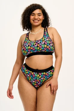 Online Iona - Racer Back Cotton & Bamboo Crop Top in Summer Lovin' Print All Tops & Tees|All Underwear