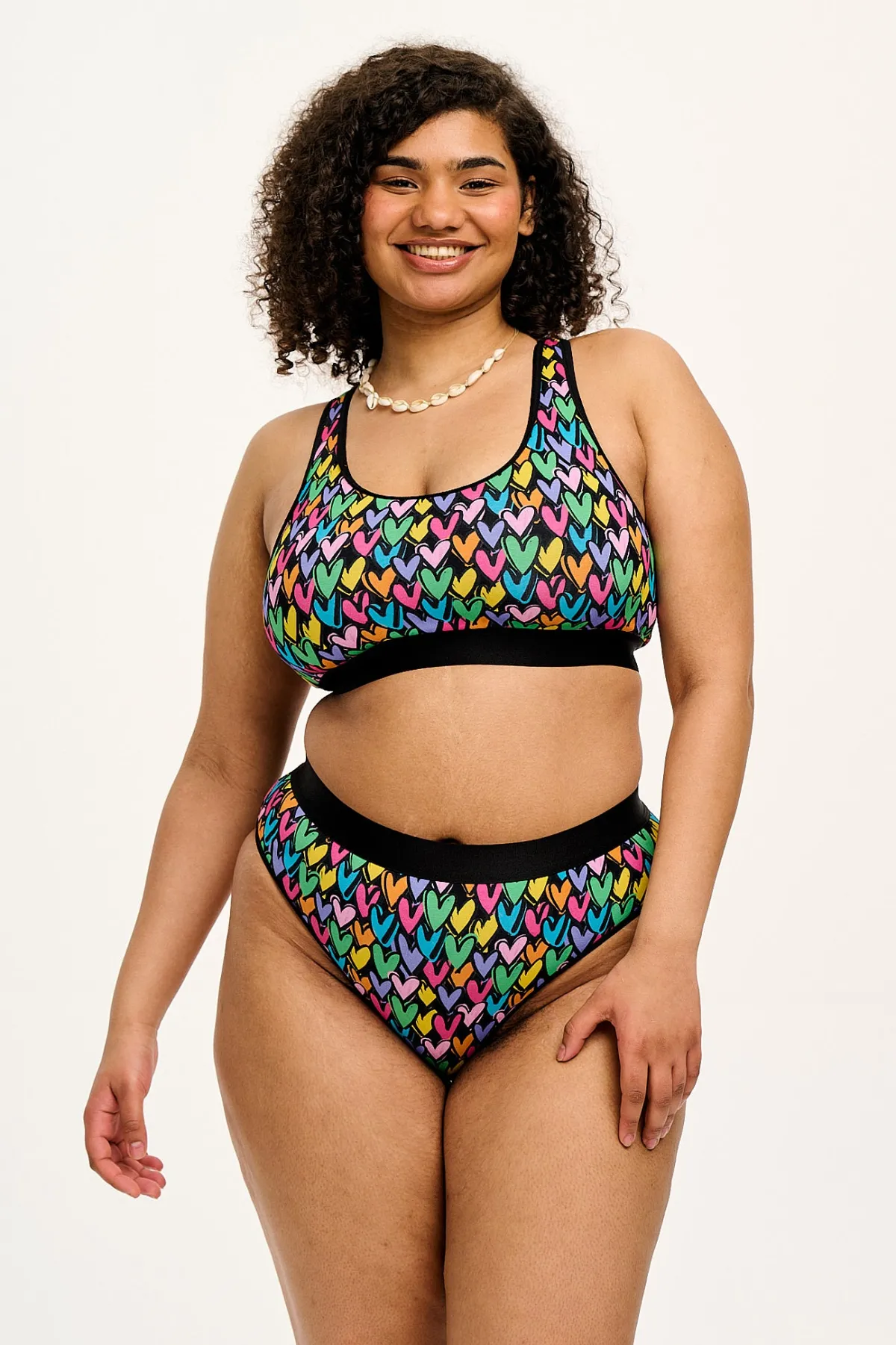 Online Iona - Racer Back Cotton & Bamboo Crop Top in Summer Lovin' Print All Tops & Tees|All Underwear