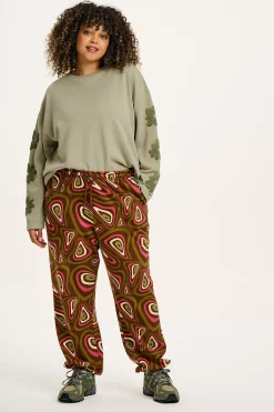Sale Jamie - Joggers in Brown Yosemite Print All Bottoms|Joggers