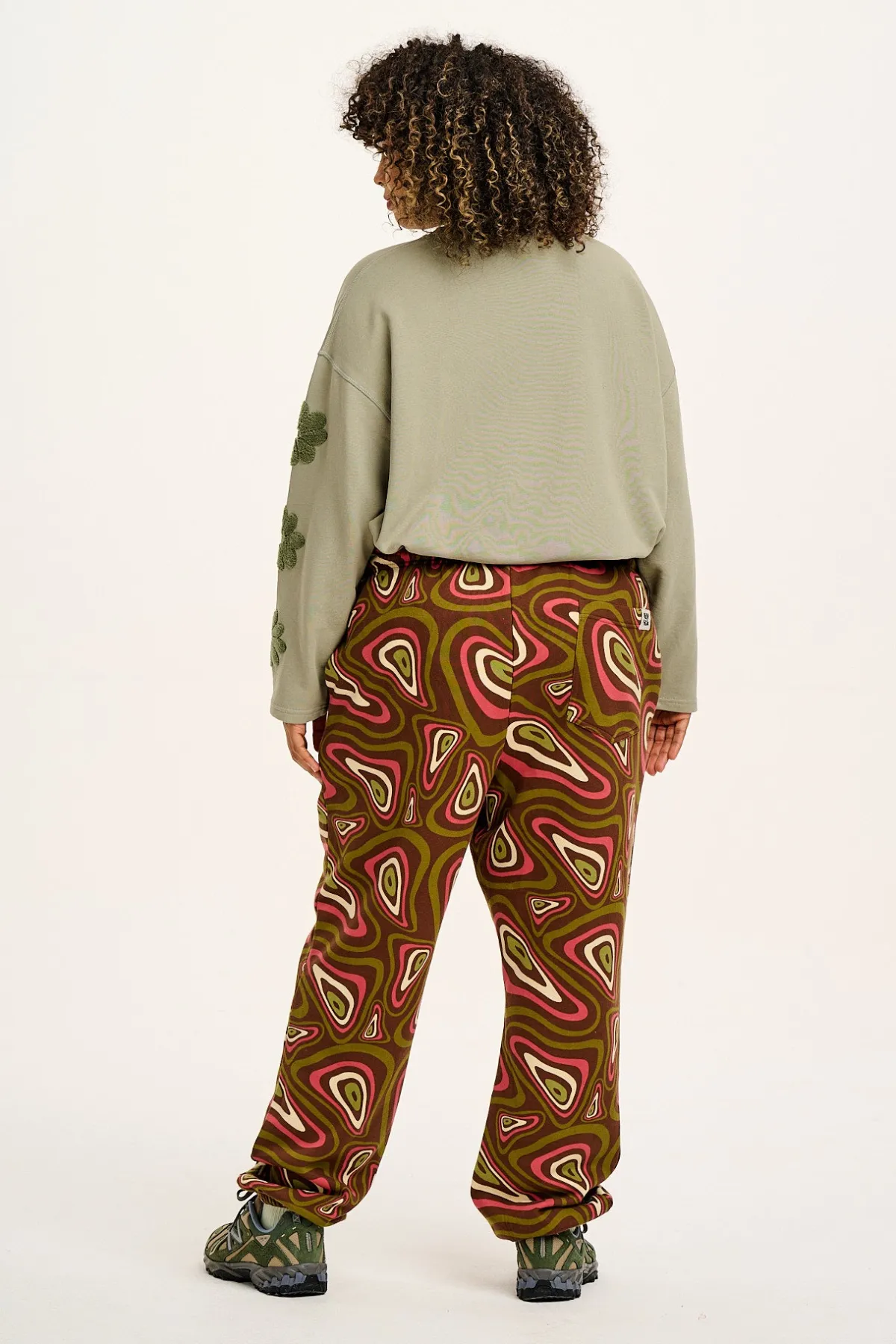 Sale Jamie - Joggers in Brown Yosemite Print All Bottoms|Joggers